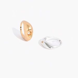 NWT Madewell • Sculptural Ring Set